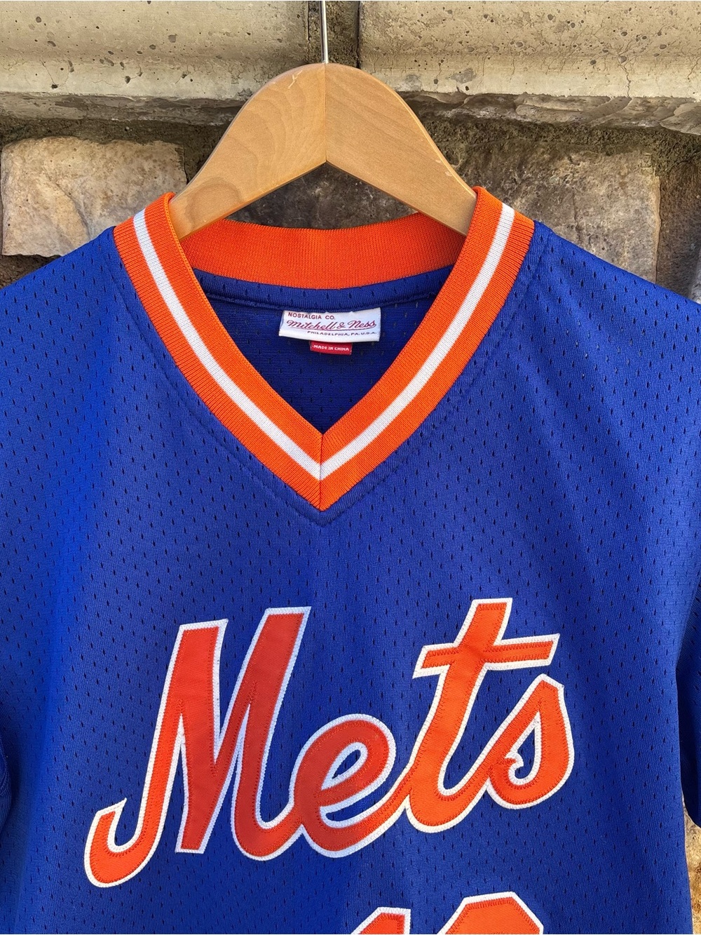 1986 Dwight Gooden #16 NY Mets Mens Mitchell & Ness Authentic BP Jersey Sz Small - Picture 2 of 11